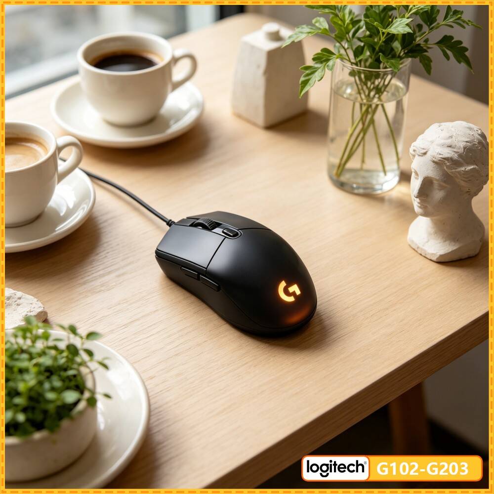 Logitech Mouse G203 - Игровая мышь Logitech G203, 200-8000 DPI,