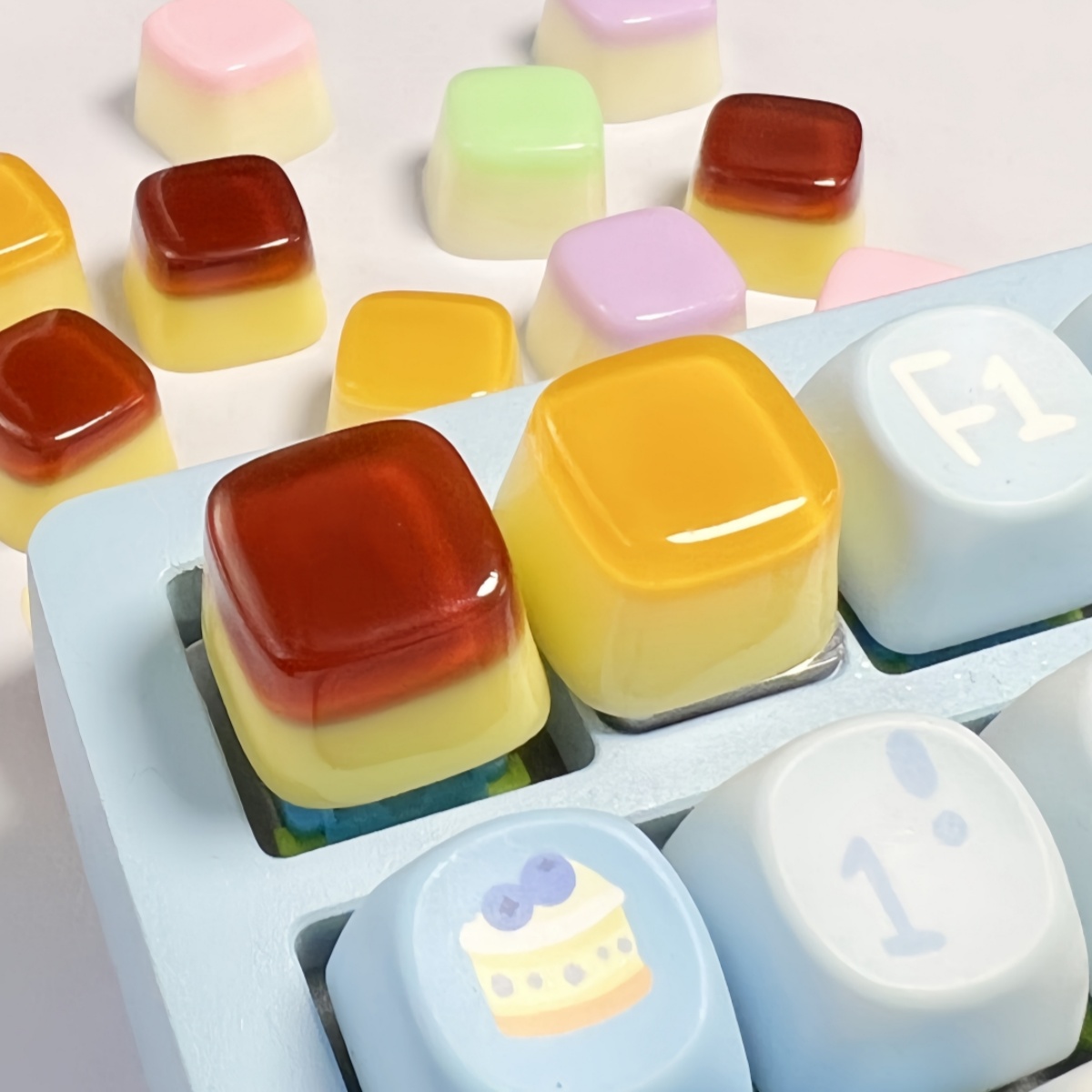 Keyboard Gaming Transparent - DIY персонализированные капельницы, имитация еды, желе,
