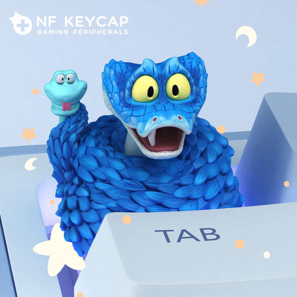 Gaming Keyboard Backlit - Клавиатурные накладки Zootopia Keycap Gary De'Snake