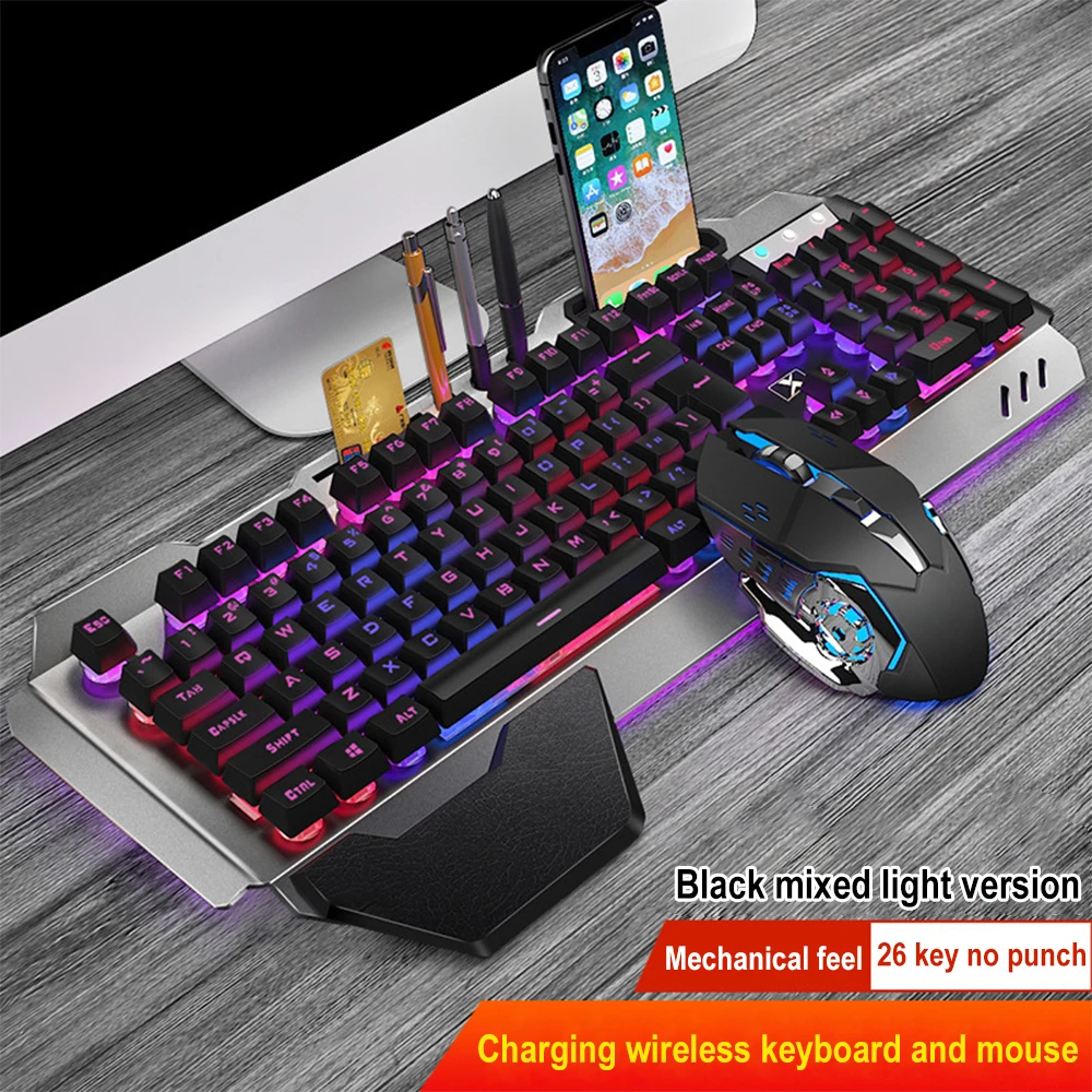 Gaming Keyboard Mini - K680 перезаряжаемый 2,4G беспроводной игровой компьютер