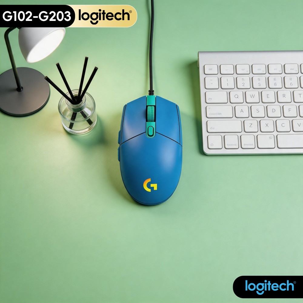 Logitech Mouse G203 - Мышь Logitech G203 G102, Lightsync RGB,