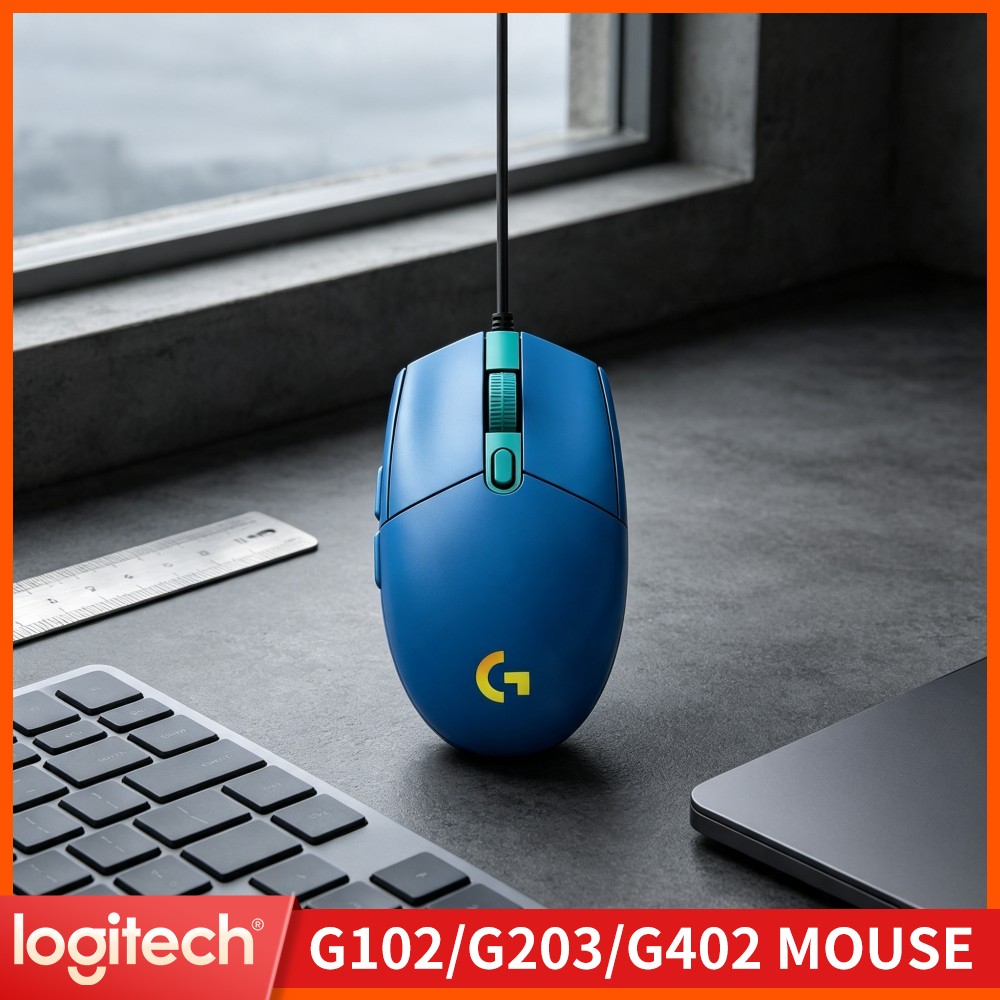 Logitech Mouse G203 - Проводная игровая мышь Logitech G203, простая