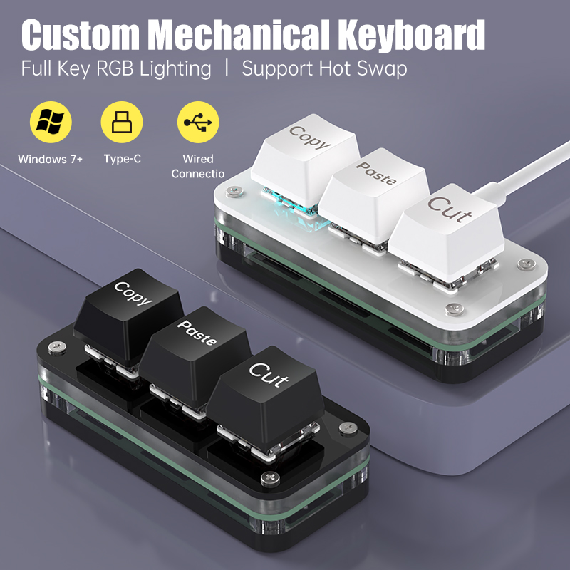 Gaming Keyboard Mini - Мини-клавиатура с 3 программируемыми кнопками для
