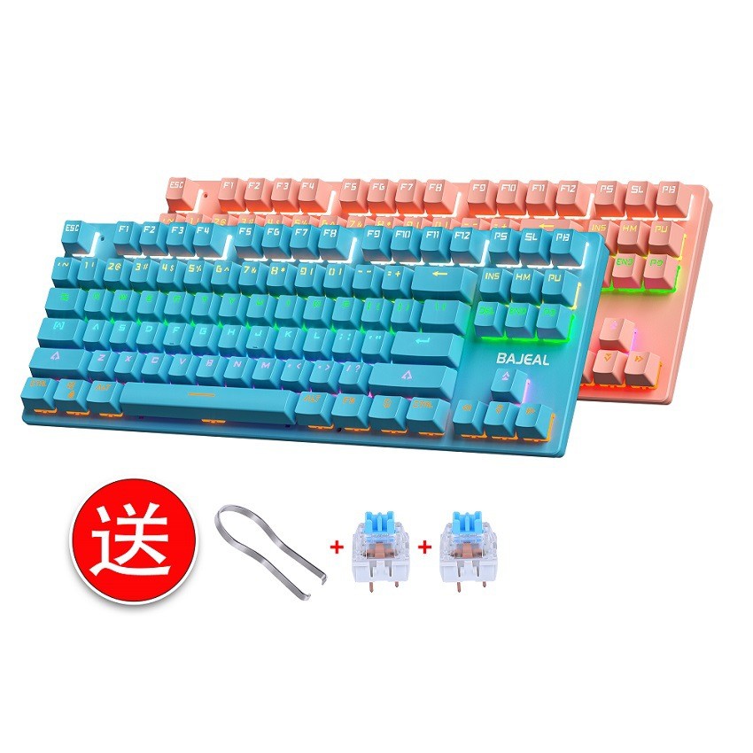 Gaming Keyboard K300 - Механическая клавиатура BAJEAL K300, 87 клавиш,