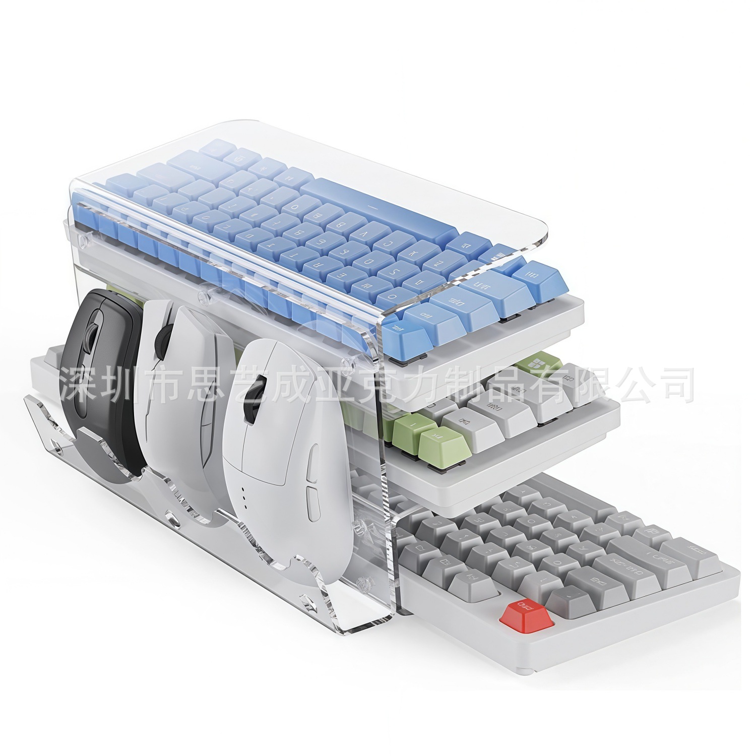 Keyboard Gaming Transparent - Новая 3-слойная акриловая подставка для клавиатуры,
