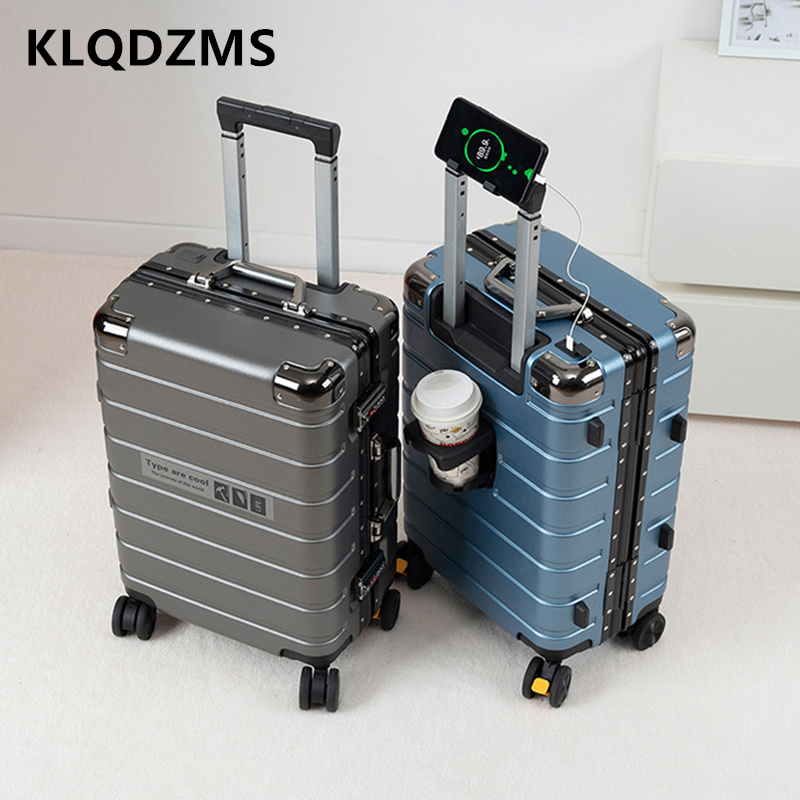 Aluminum Case 65 - Чемодан KLQDZMS с алюминиевой рамой, большой