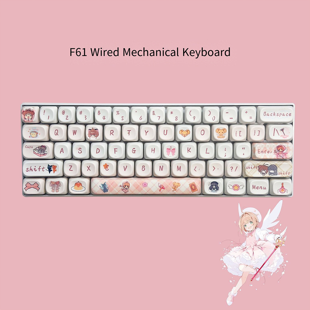 Gaming Keyboard Blue Switches - Механическая клавиатура Cardcaptor Sakura на 61