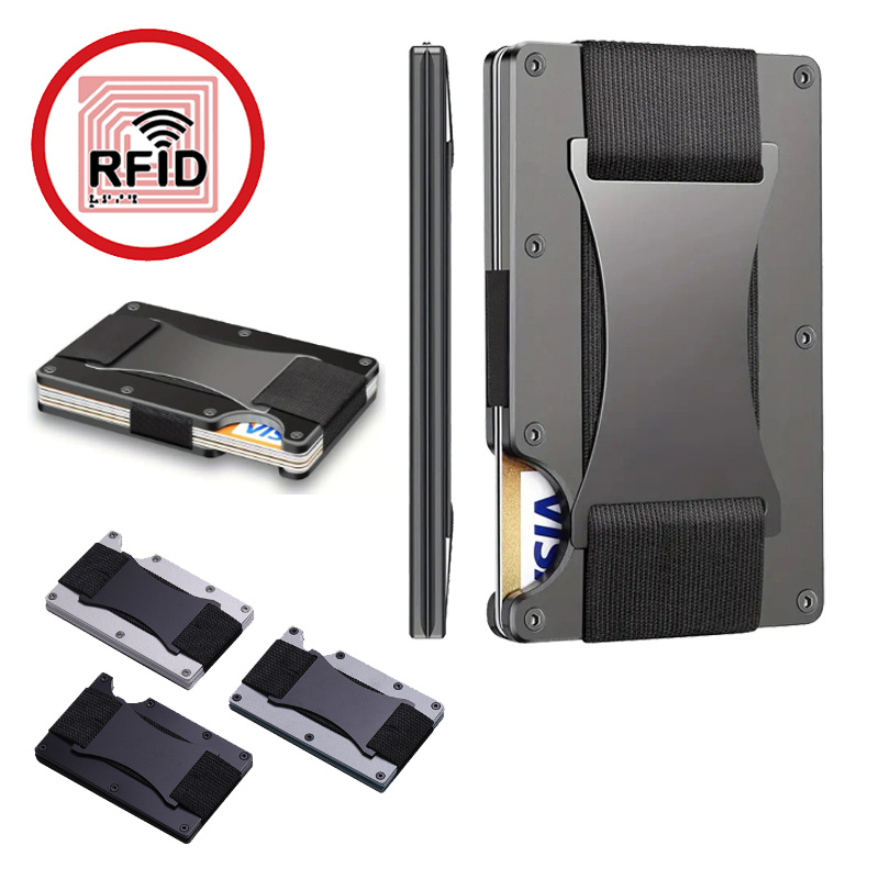 Aluminum Case 65 - Новый тонкий модный RFID-защитный держатель для