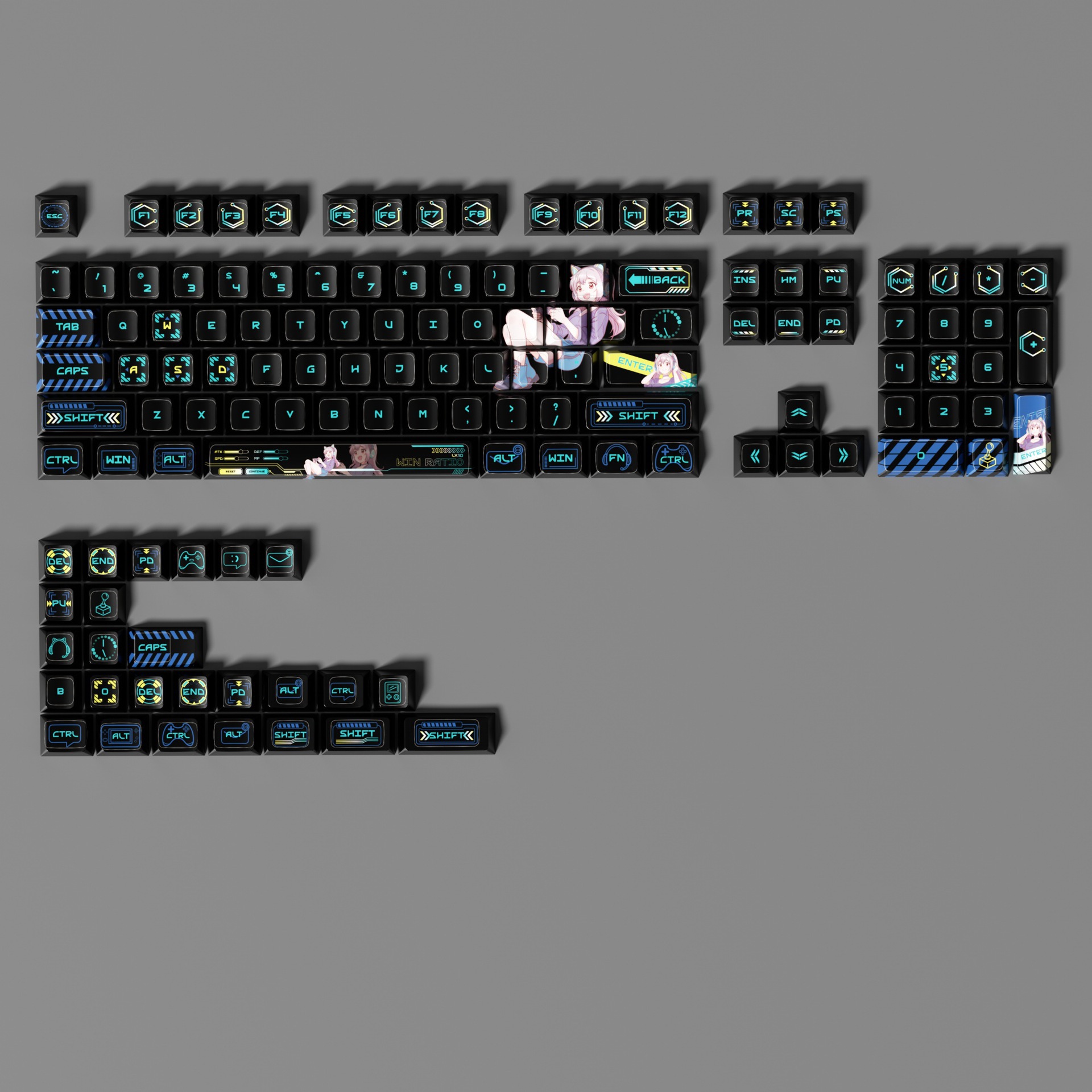 E-Sports Story — черные колпач – обзор и цена Keyboard Gaming Transparent