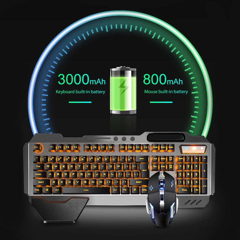 K680 перезаряжаемый 2,4G беспр – обзор и цена Gaming Keyboard Mini