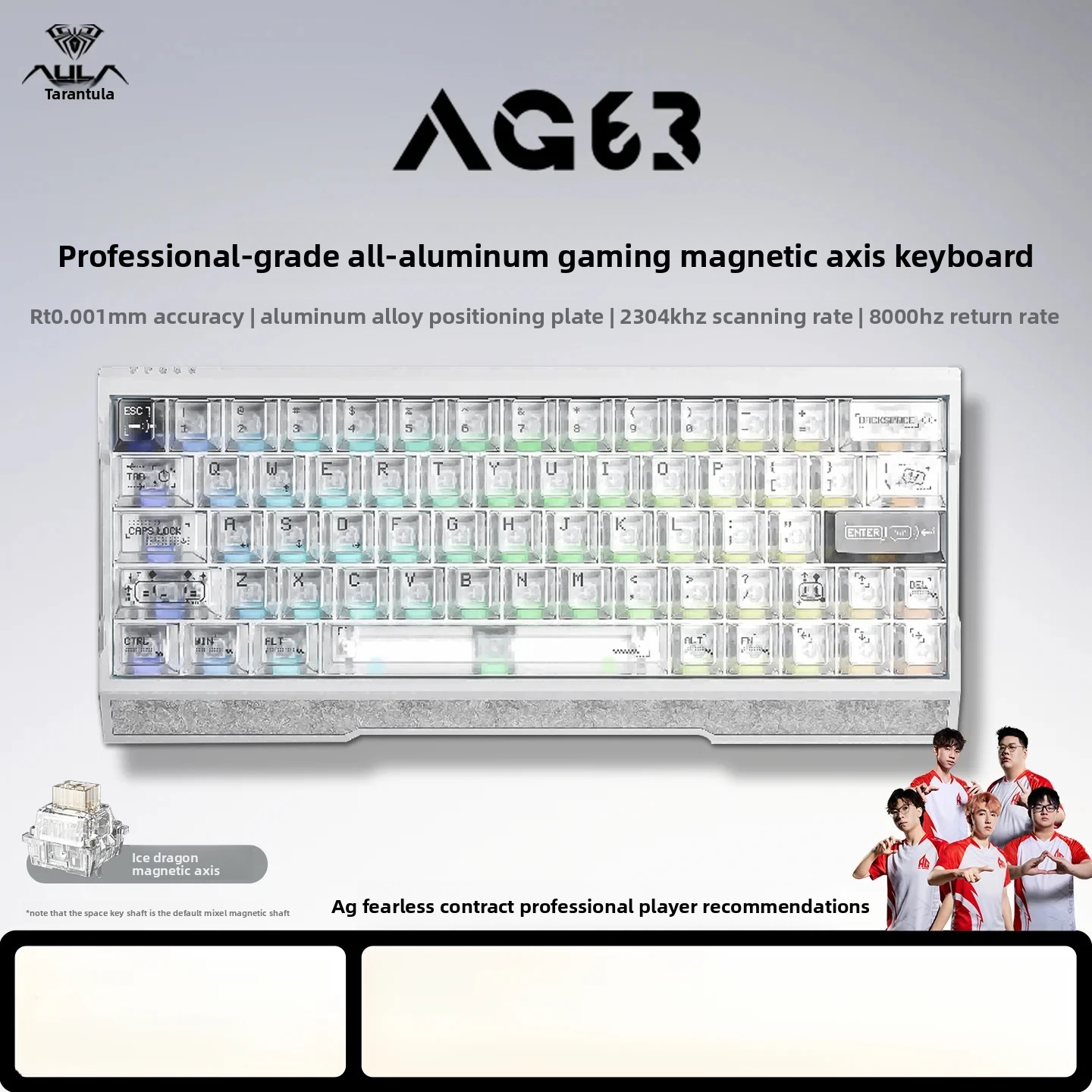 Игровая клавиатура AULA AG63 с – обзор и цена Gaming Keyboard Hot Swappable