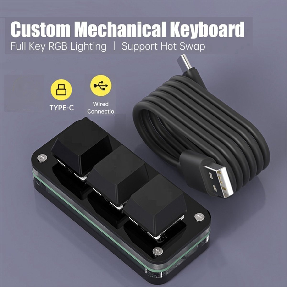 Мини-клавиатура doyou с 3 прог – обзор и цена Gaming Keyboard Mini