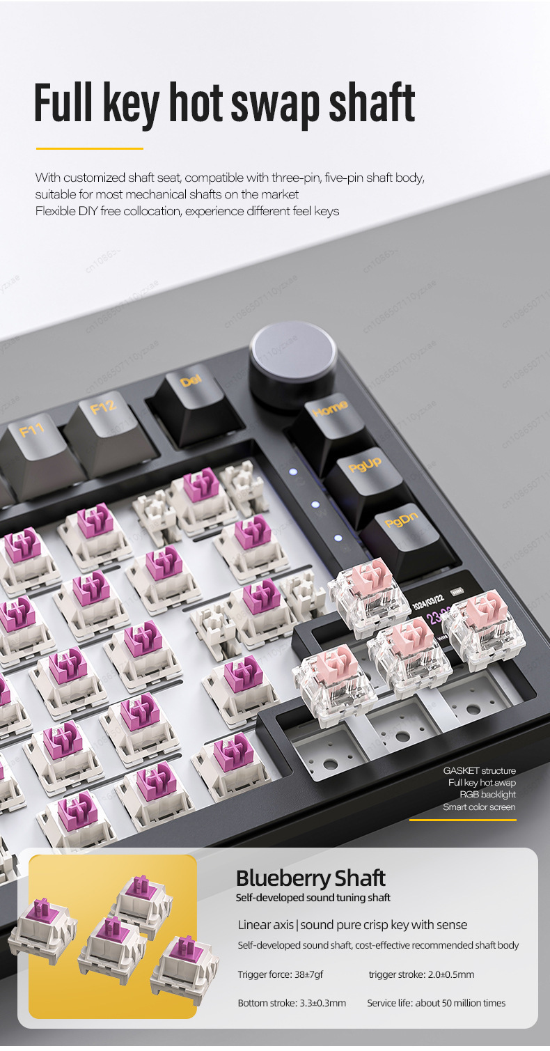Новая механическая клавиатура  – обзор и цена Gaming Keyboard Hot Swappable