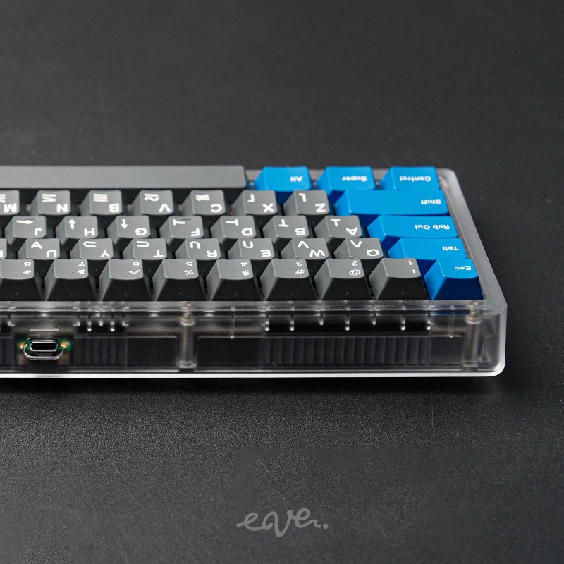 Комплект проводной клавиатуры  – обзор и цена Keyboard Gaming Transparent