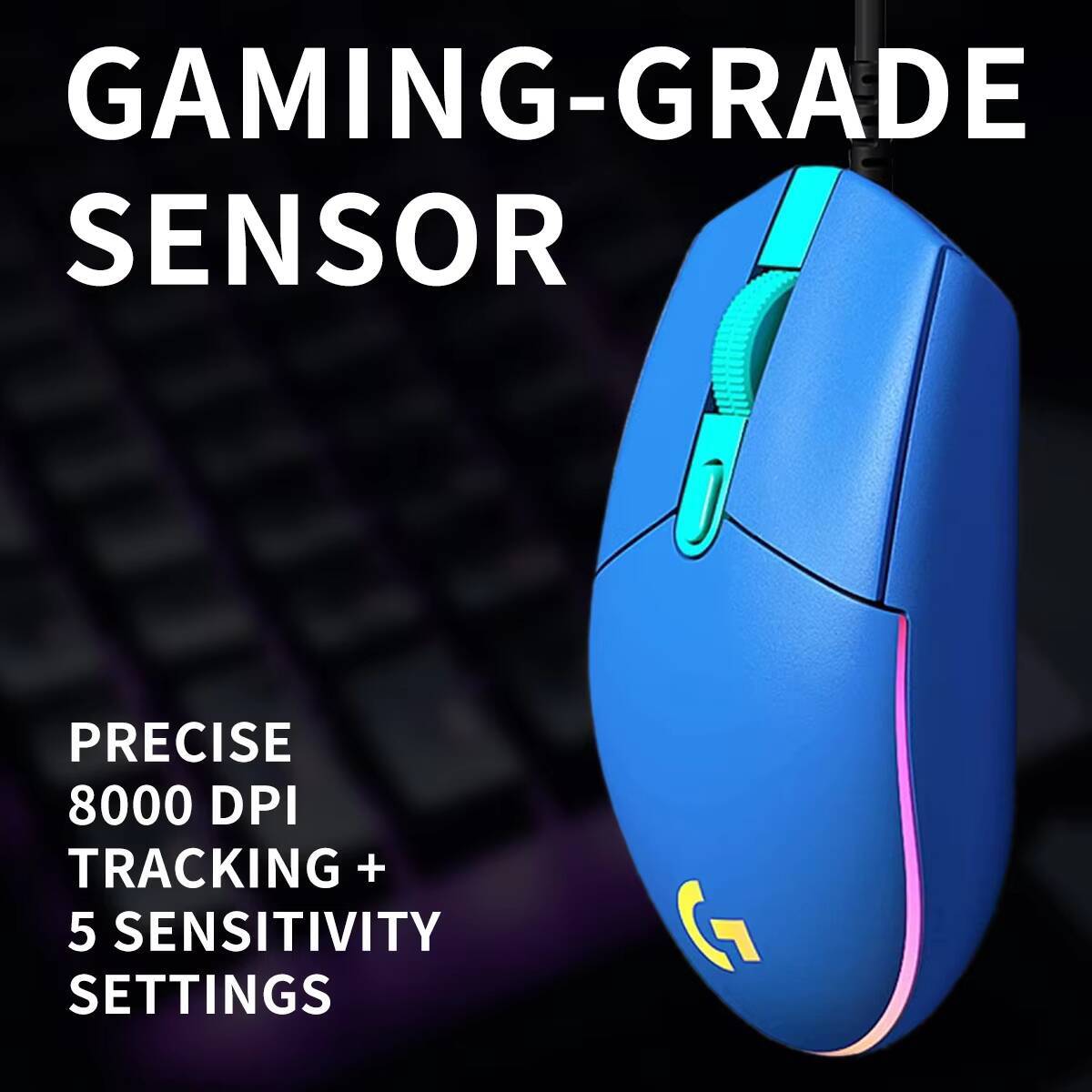 Игровая мышь Logitech G203 LIG – обзор и цена Logitech Mouse G203