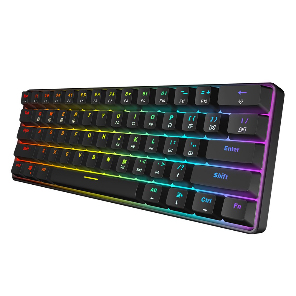 SKYLOONG GK61 Мини Портативная – обзор и цена Gaming Keyboard Blue Switches