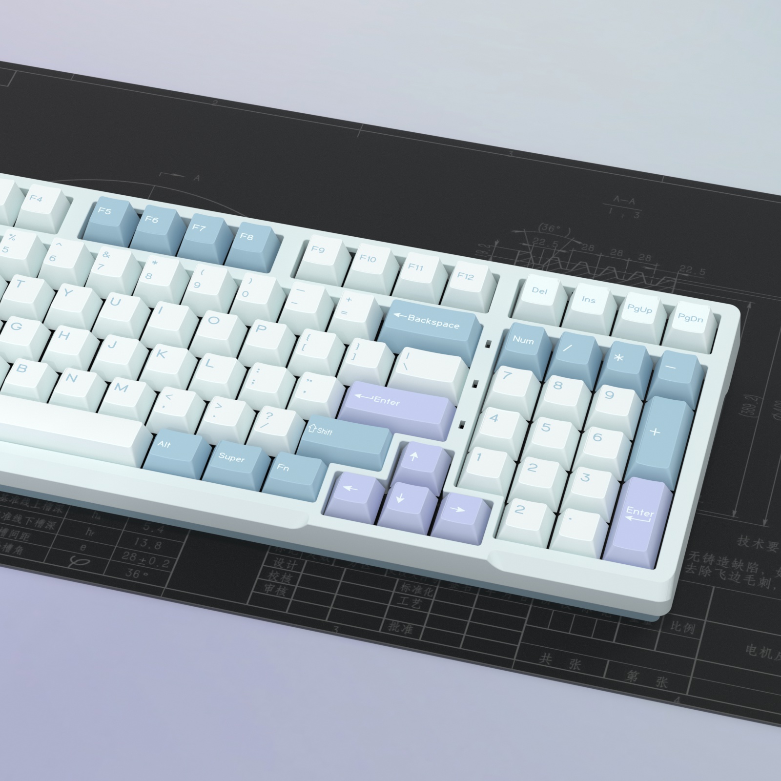 KBDiy GMK Illusion Keycap Cher – обзор и цена Gaming Keyboard Typewriter