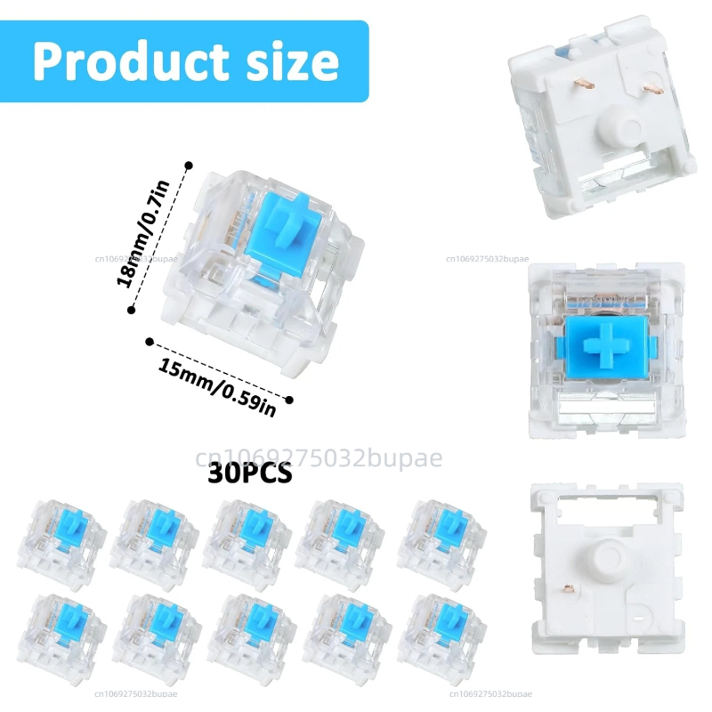 Синие механические переключате – обзор и цена Gaming Keyboard Blue Switches