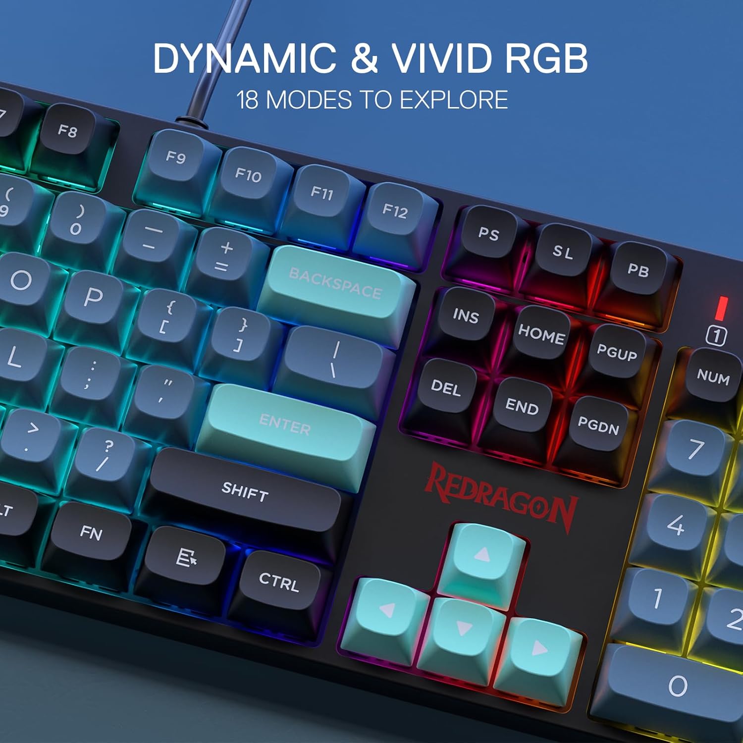 Redragon K582 SE Проводная RGB – обзор и цена Gaming Keyboard Hot Swappable