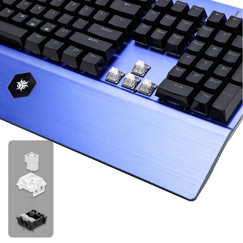 HEXGEARS GK739 Дизайн с возмож – обзор и цена Gaming Keyboard Blue Switches