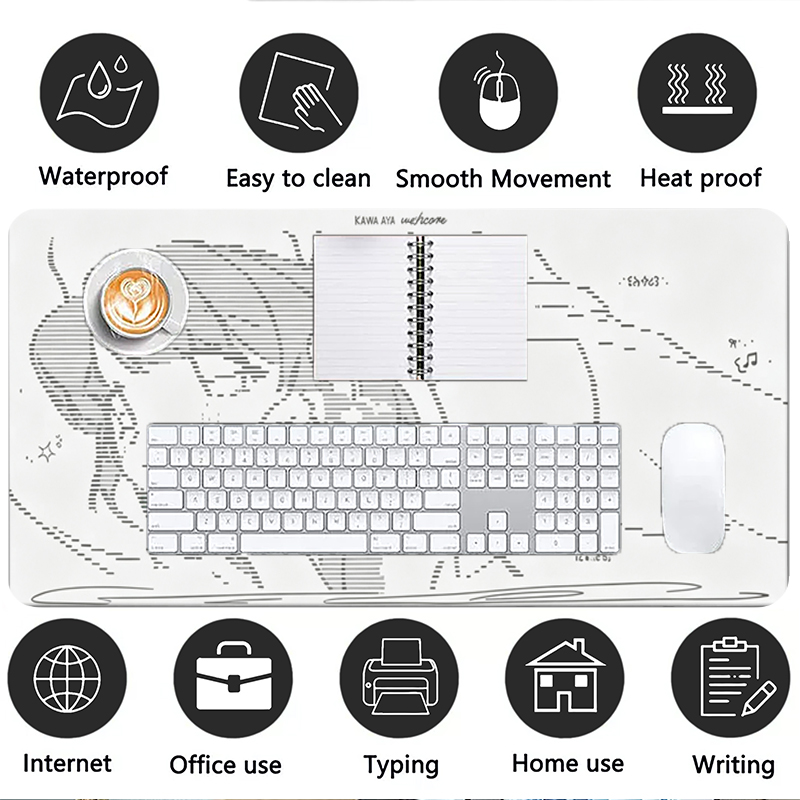 Кожаный коврик для мыши 1 шт., – обзор и цена Gaming Keyboard Nearby